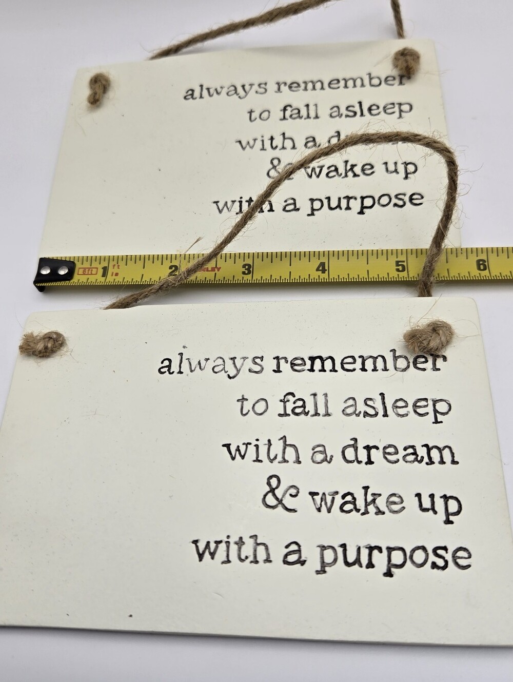 Always Remember Signs Resin Dream Purpose Decor Gift Idea Fall Positive 2qty